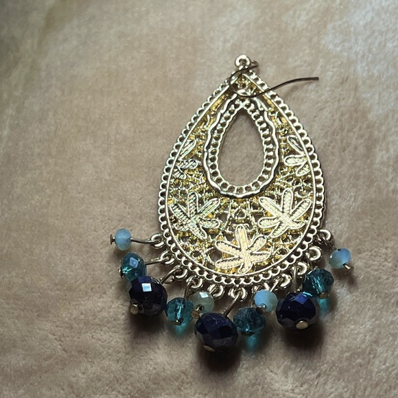 Drop boho earrings - Picture 3 of 3